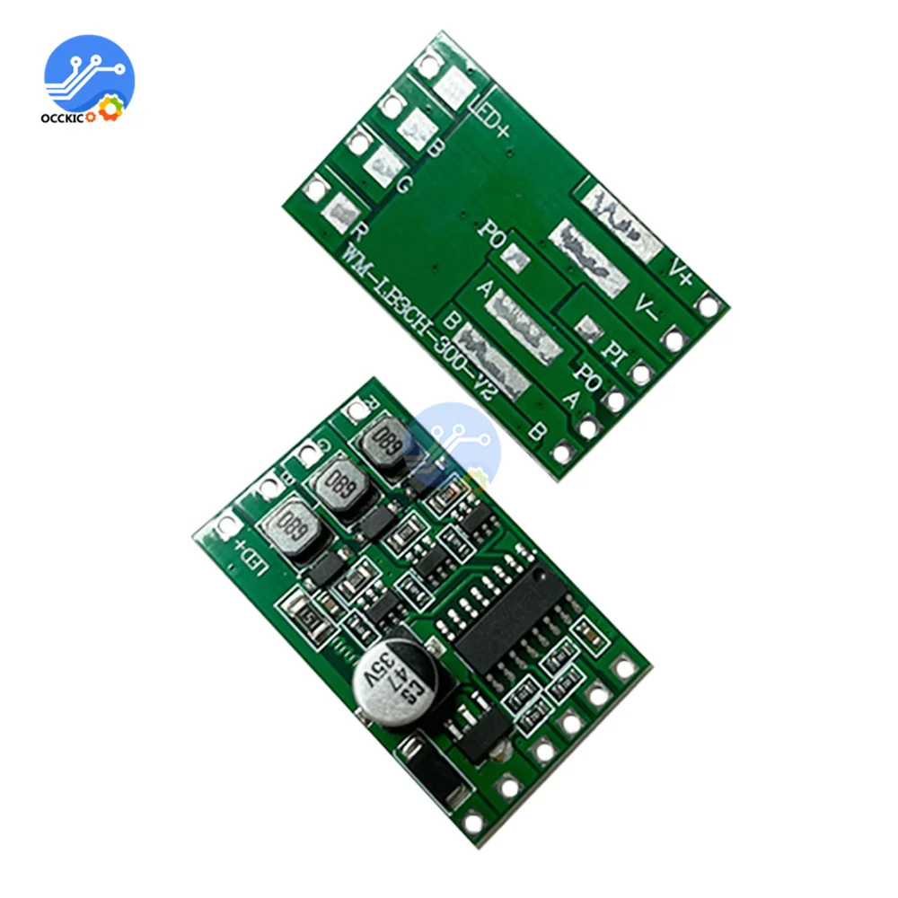 DMX512 12-24V LED modulo di alimentazione a corrente costante a tre canali RGB Full Color 300mA scheda di controllo esterna regolabile