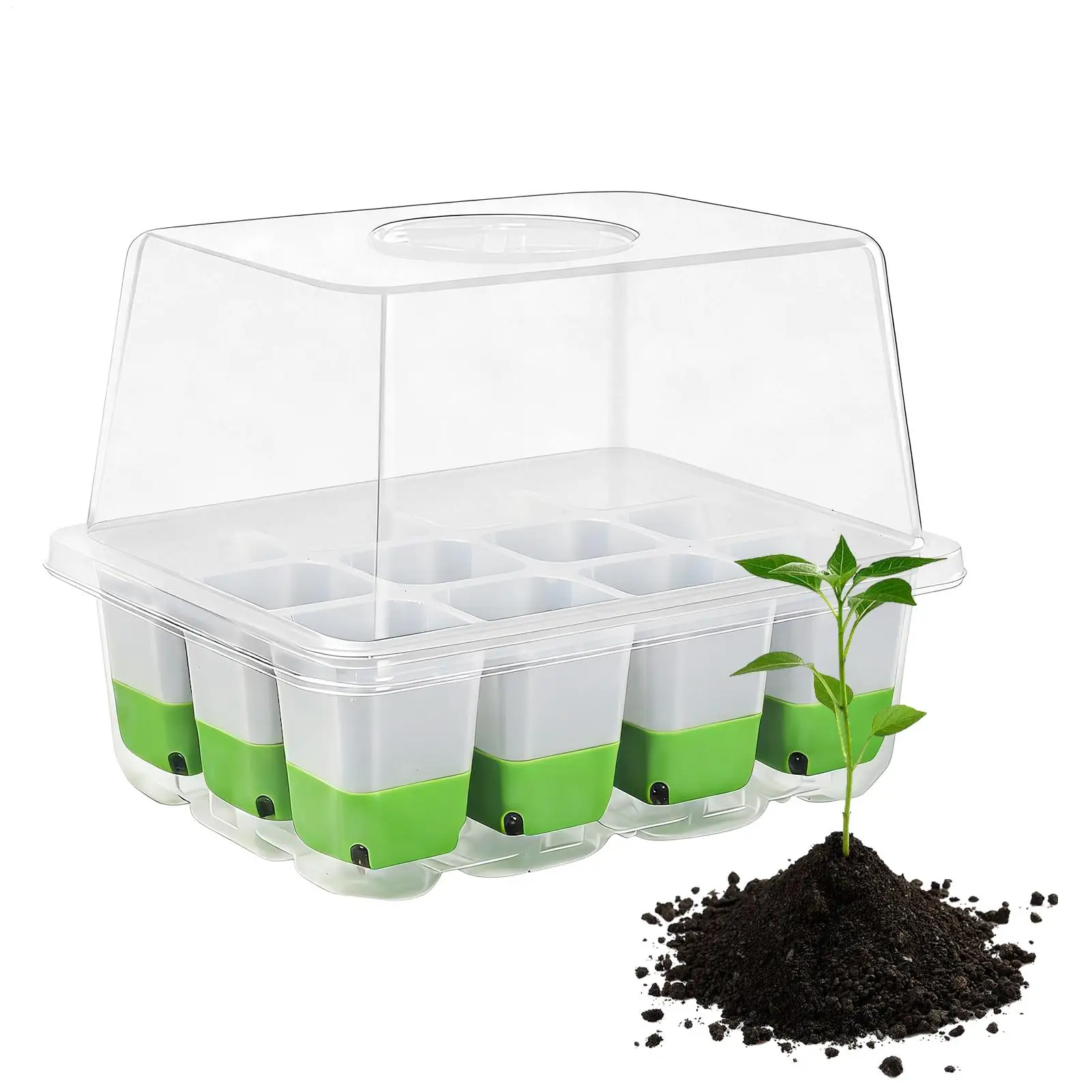 Pot for Plants With Drainage Holes Easy Transplanting Flower Plant Container for Tomato Flower Vegetables Orchids Germination