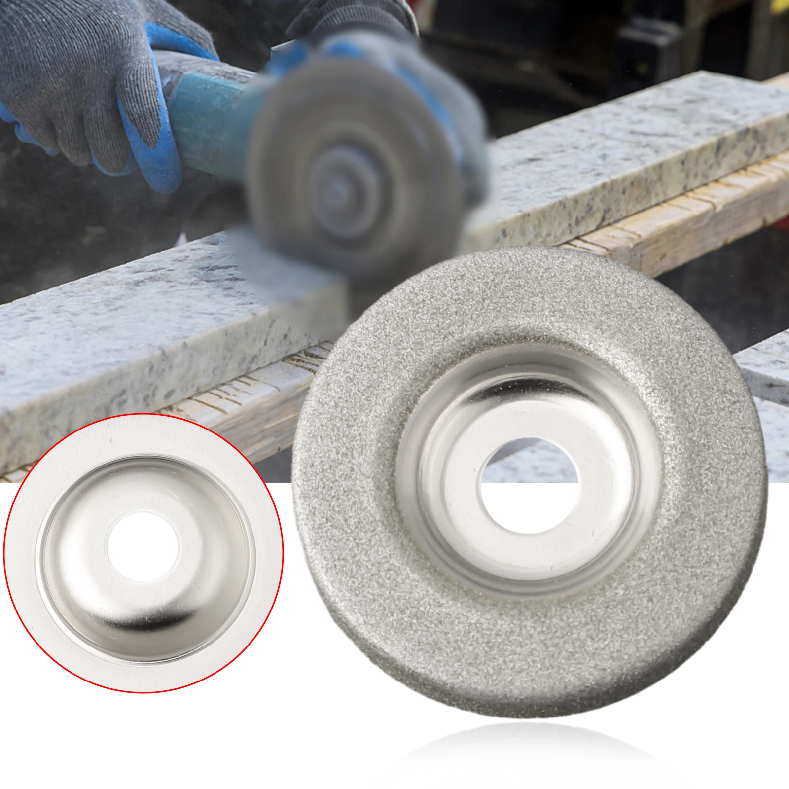 Diamond Grinding Wheel Sanding Disc Cup Emery Milling Cutter Circle Sharpener Stone Rotary Tool Accessories 150/180/320 Grit