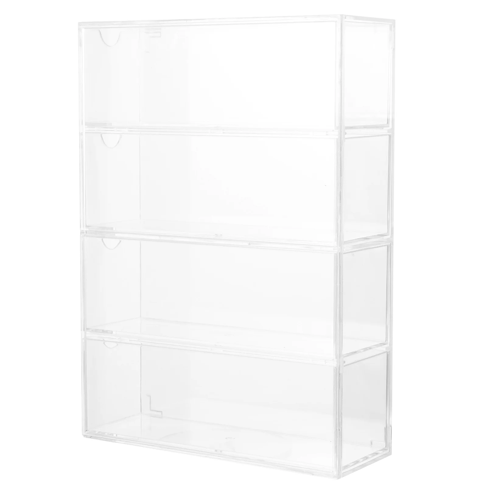 

Acrylic Eyeglass Organizer Transparent Drawer Case for Sunglasses Desk Storage Box Slim Holder Stackable Display