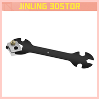 Nozzle Wrench 5 IN 1 Wrench Stay 6mm to 20mm Steel Spanner Wrench Flat For E3D MK8 MK10 Nozzle tool 3D Printer Parts