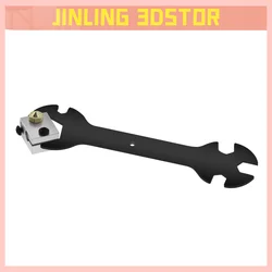 Nozzle Wrench 5 IN 1 Wrench Stay 6mm to 20mm Steel Spanner Wrench Flat For E3D MK8 MK10 Nozzle tool 3D Printer Parts