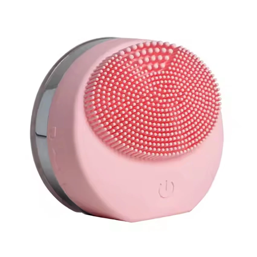 Limpador facial de silicone elétrico doméstico, limpador facial profundo elétrico, mini escova de massagem função de segunda engrenagem