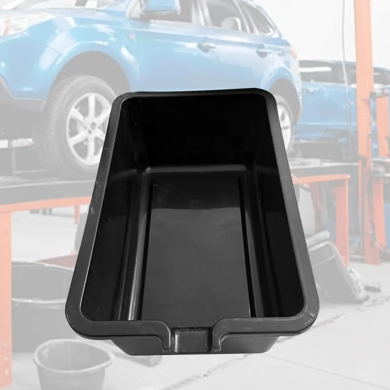Car Oil Drain Pan 6L Capacity Sturdy Portable Versatile Container for Changes Part Cleaning Automotive Repairing Garage