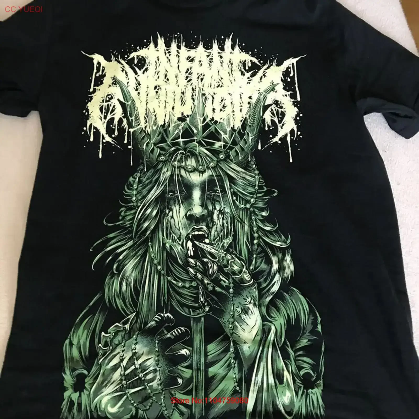 Infant Annihilator Queen Of The Damned T Shirt All Sizes BO1867 vintage Washed Comfortable homme fashion Slightly Breathable