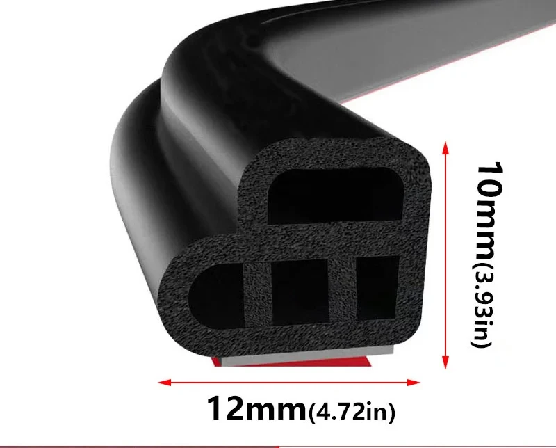 Auto Tür Doppel Dichtung Streifen Auto Schutz Dichtung Streifen Auto Gummi Dichtung für Auto L-typ Noise Dichtung Streifen schalldämmung – Detail 2