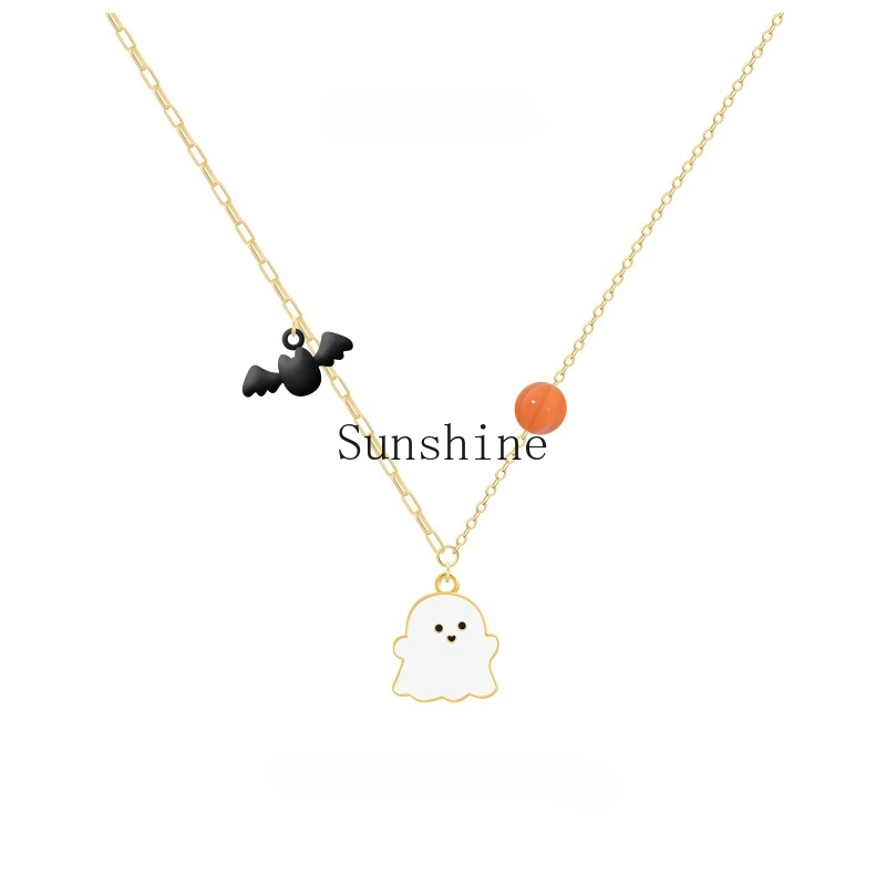 

Ghost Bat Irregular Clavicle Chain Short Necklace Female