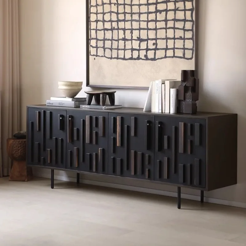 Homestay audio-visual cabinet simple light luxury living room bedroom locker creative side cabinet