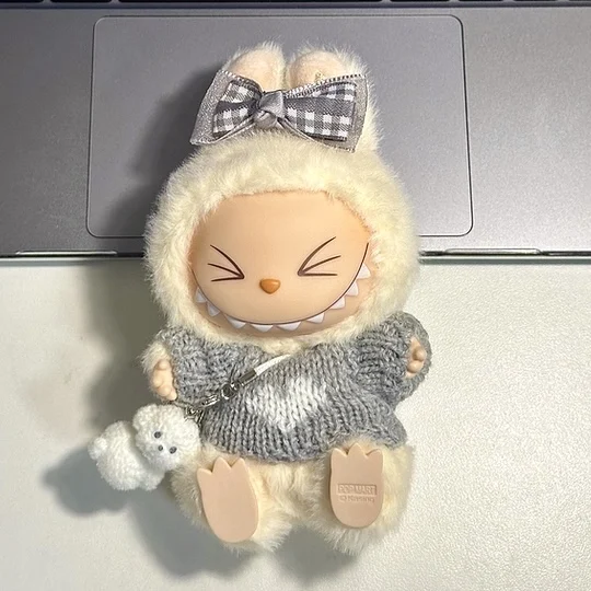 

Для V1 V2 17 см Labubu одежда наряд плюшевая кукла одежда макарон милая одежда DIY детский подарок одежда для собак аксессуары для волос одежда