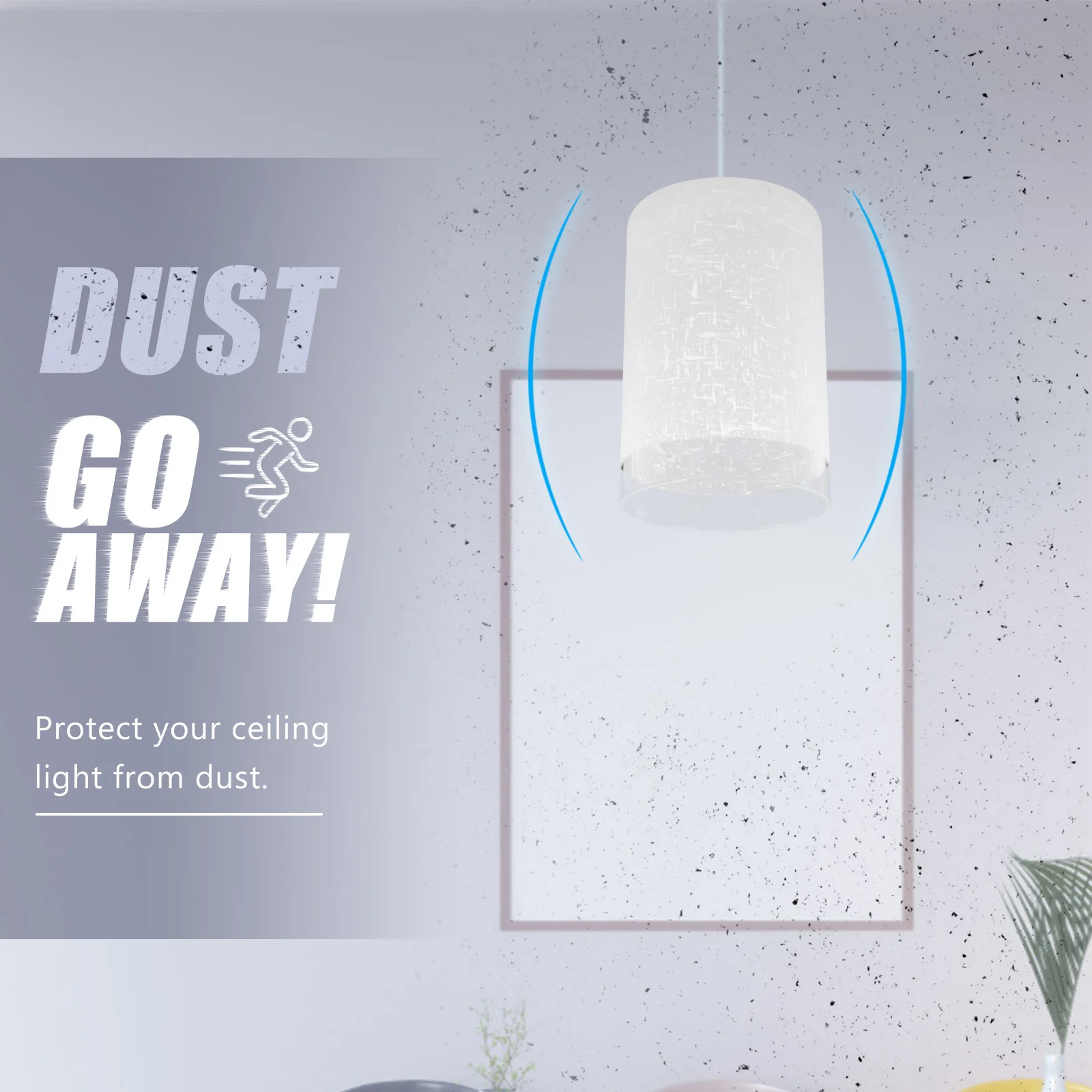 

Glass Lamp Cover Elegant Atmosphere Chandelier Pendant Lights Housewarming Gift Accessory Lamp Shade Cylinder Glass Lampshade