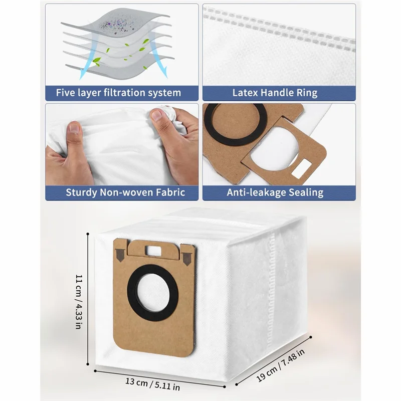 A39M For Dreame L10s Ultra/L10 Ultra/L10 Prime Robot Vacuum Cleaner Main Side Brush Mop Cloth Accessories