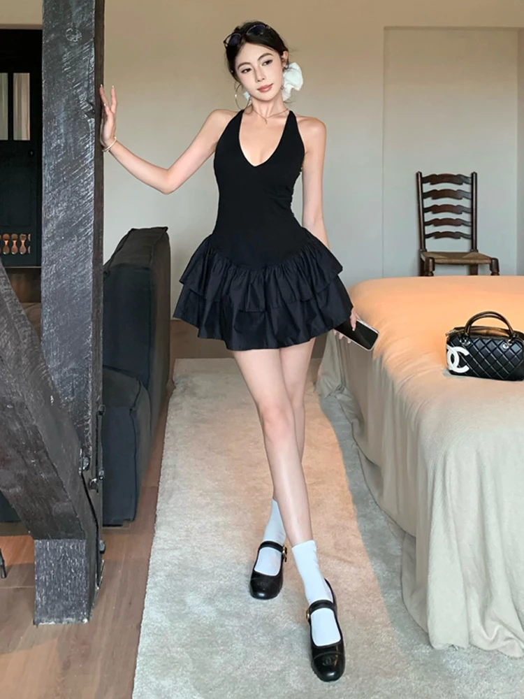 

Сексуальная пикантная девушка-балет с глубоким V-образным вырезом на талии и завязками ter Dr Pure Desire Bal Пышная базовая юбка трапециевидной формы на бретельках Летняя ...