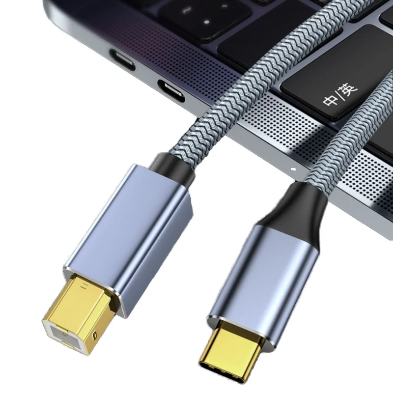 3PCS DTECH High Stability Gold Plated Printer Cable 1.5M Type C Male To Type B Male USB 2.0 Print Cable