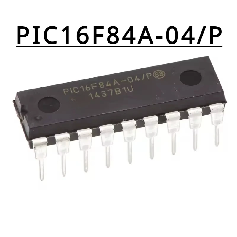 1Pcs PIC16F84A-04/P PIC16F84A-04I/P Direct Insert DIP-18 Micro Controller New Spot