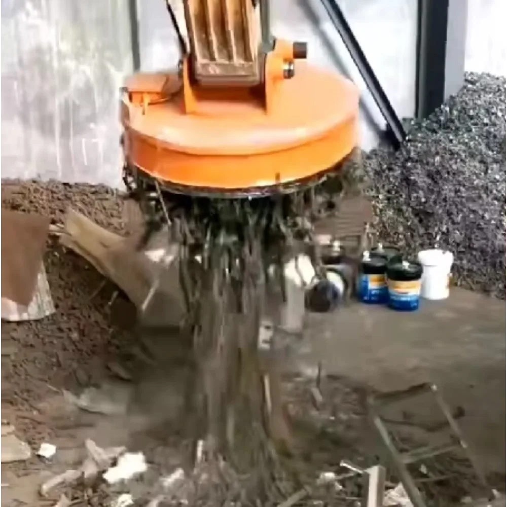 Top Quality Hydraulic Magnet Excavator Attachment Powerful Magnetic Attachment for Excavator Use Steel Scrap Fast Delivery