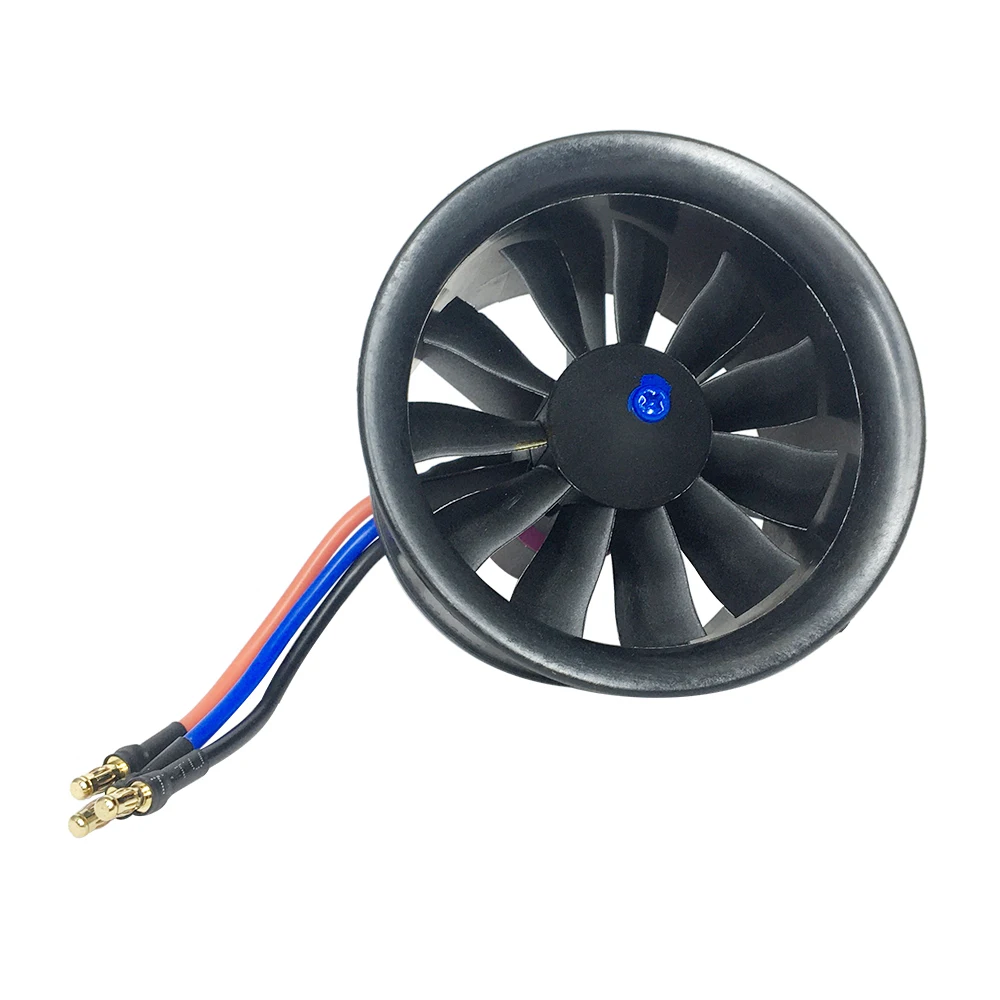 Original Hobbyocean 50A ESC 64mm EDF Plane with 11 Blades Ducted Fan 4S 3500KV Motor or 3S 3900KV for RC Jet Airplane
