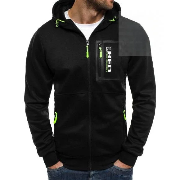 

Мужской свитер с капюшоном, повседневный вязаный кардиган с узором, весна 2025, стильная одежда