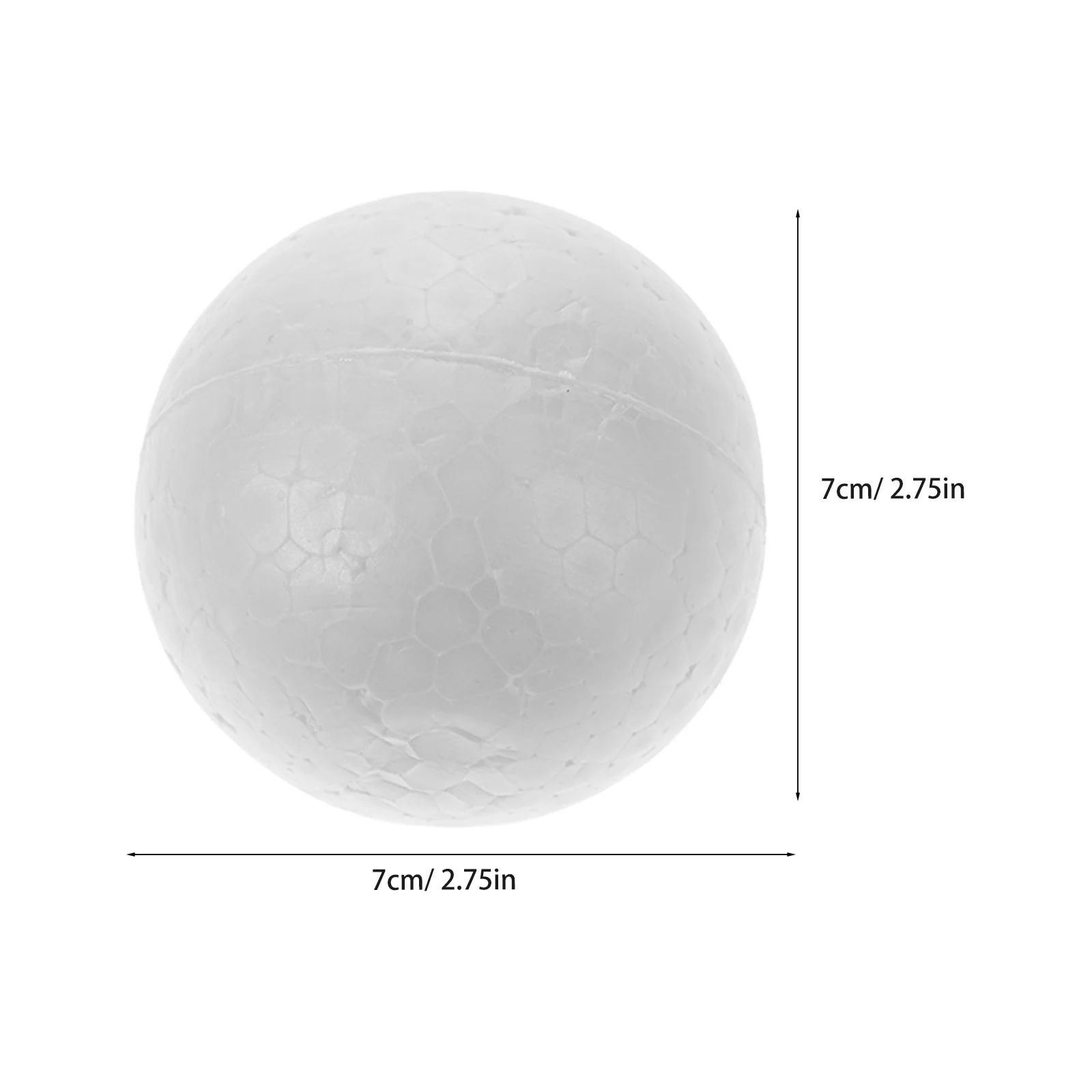 15 Pcs Foam Beads Polystyrene Balls Craft White Solid Small Crafts DIY Baby Child