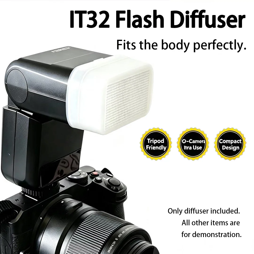 Portable Flash Diffuser Soft Box Cover Dedicated For Godox iT32 TTL Mini Flash Speedlite Camera Light Modifier Accessory