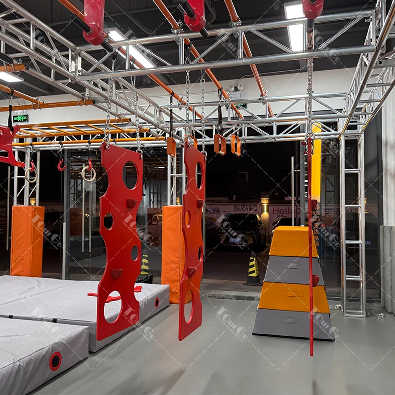 Indoor Kids Ninja Obstacles Course Sport Equipment Ninja Training Obstacle