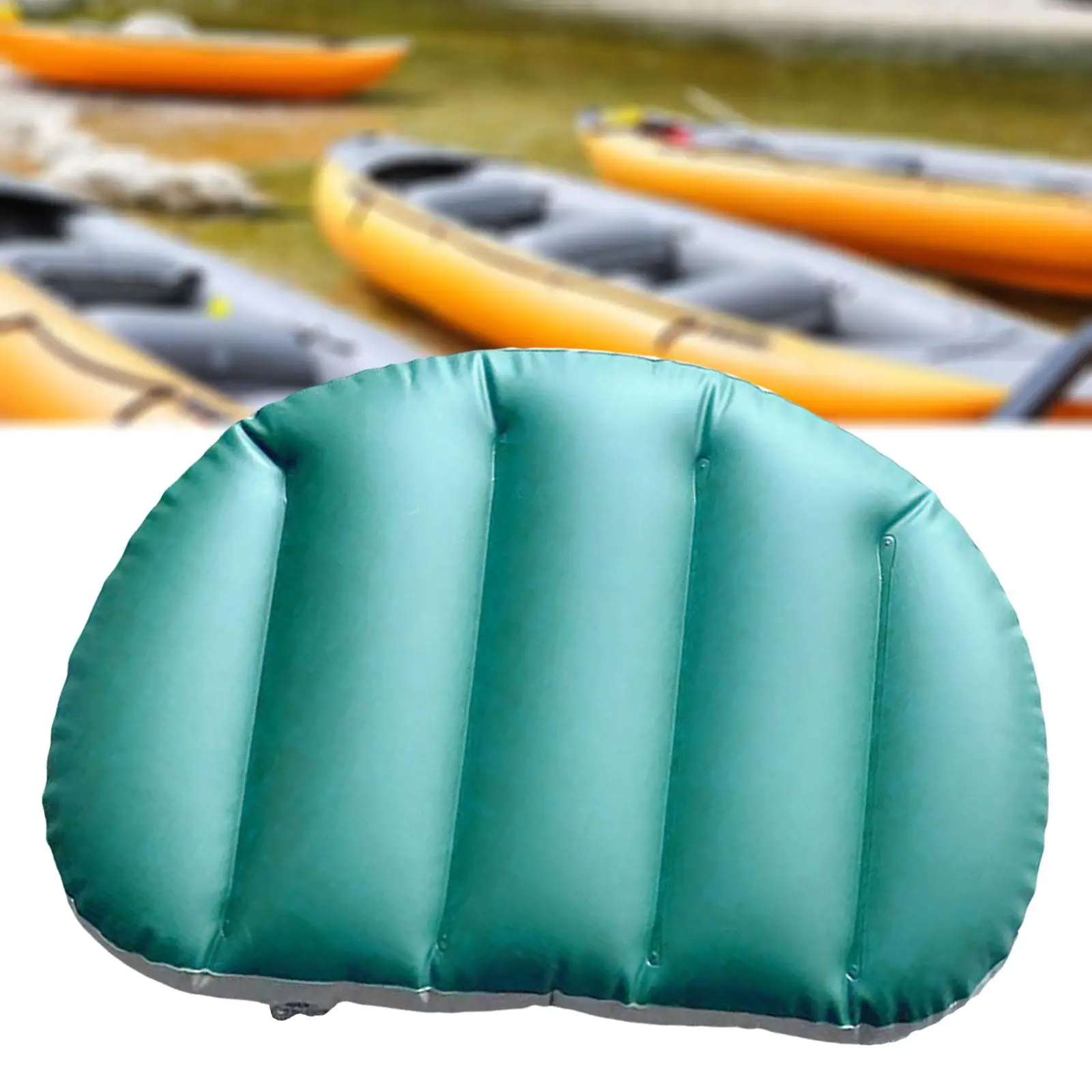 Tragbares ultraleichtes aufblasbares PVC aufblasbares Sitz luftkissen aufblasbares Kajaks itz Boot Sitzpolster zum Driften von Camping im Freien