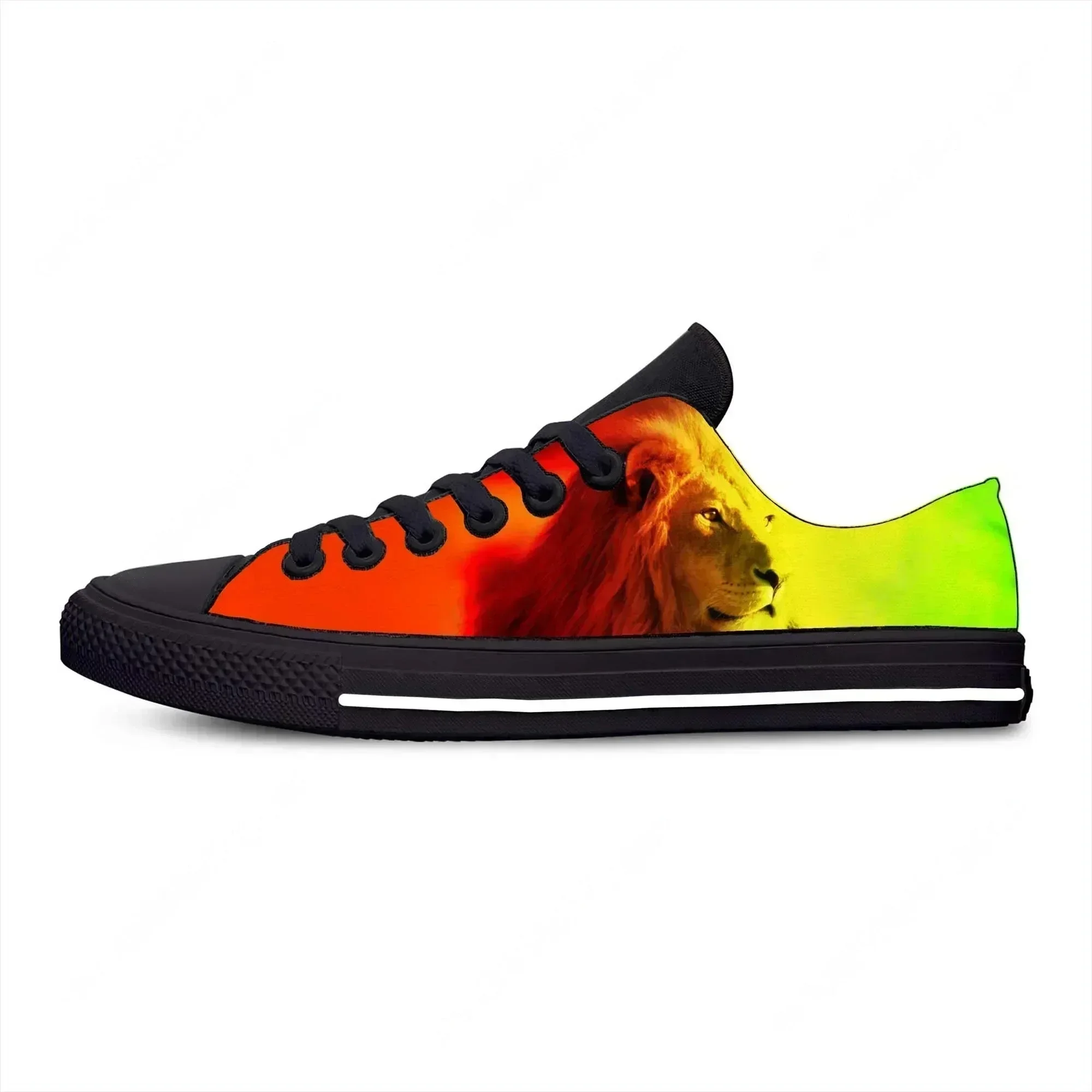 

Hot Reggae Rastafarian Rasta Rastafari Lion of Judah Casual Shoes Breathable Men Women Sneakers Low Top Board Shoes