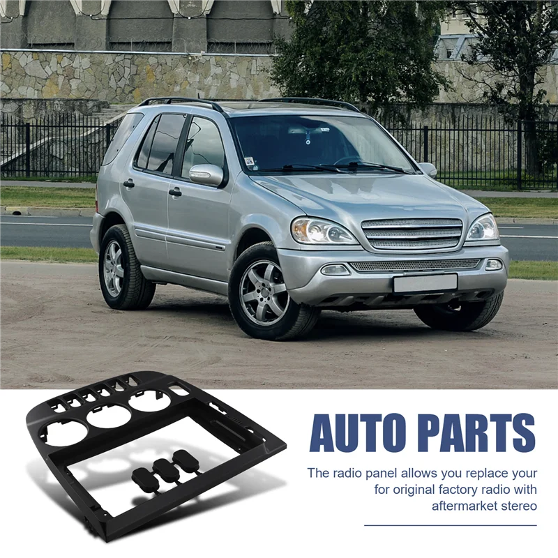 

AASS-9 Inch Car Frame Fascia Adapter Android Radio Dash Fitting Panel Kit For Mercedes Benz ML ML320 M-Class W163 2003-2005