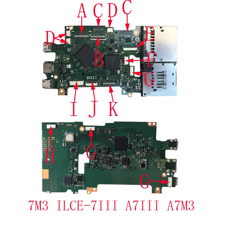

2-10Pcs LCD Display Screen Flex Cable Button Board Motherboard FPC Plug Connector For Sony Alpha 7M3 ILCE-7III A7III A7M3 Camera
