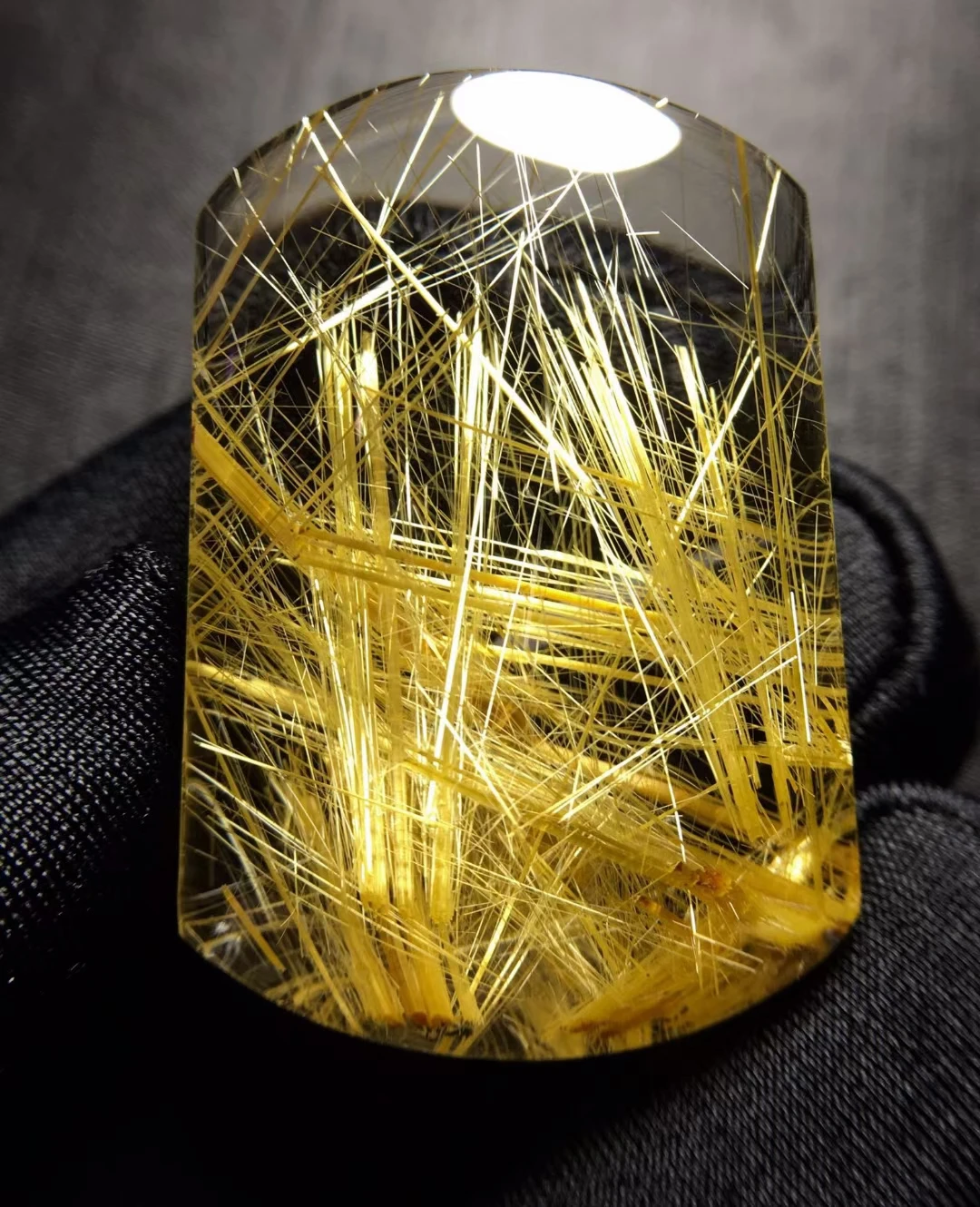 

Natural Gold Rutilated Quartz Pendant Rutilated Quartz Jewelry 36*25*11.8mm Men Women Brazil AAAAAAA