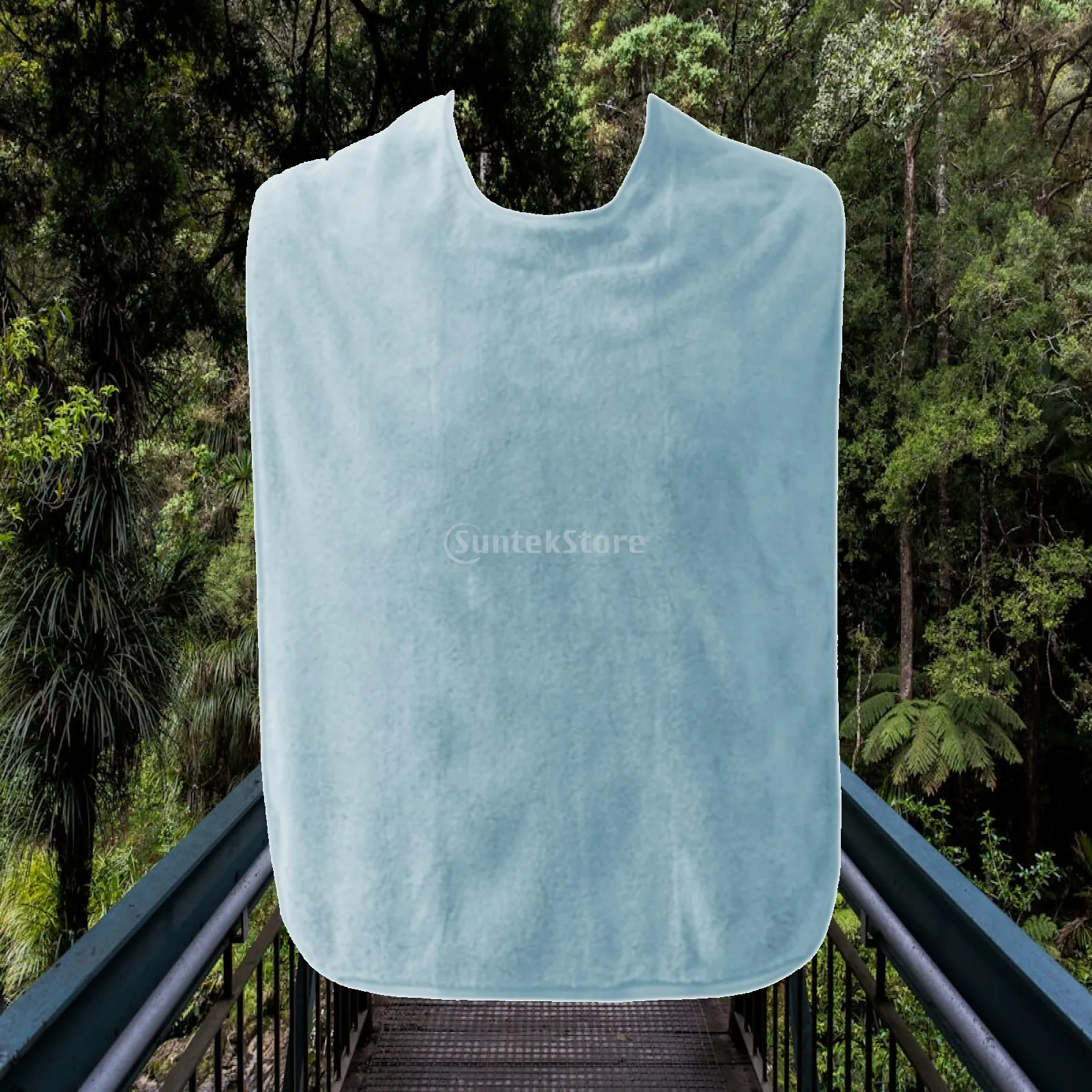 Adult Bibs for Eating Soft Polyester Reversible Dining Protector Elderly Meal Spill Cover
