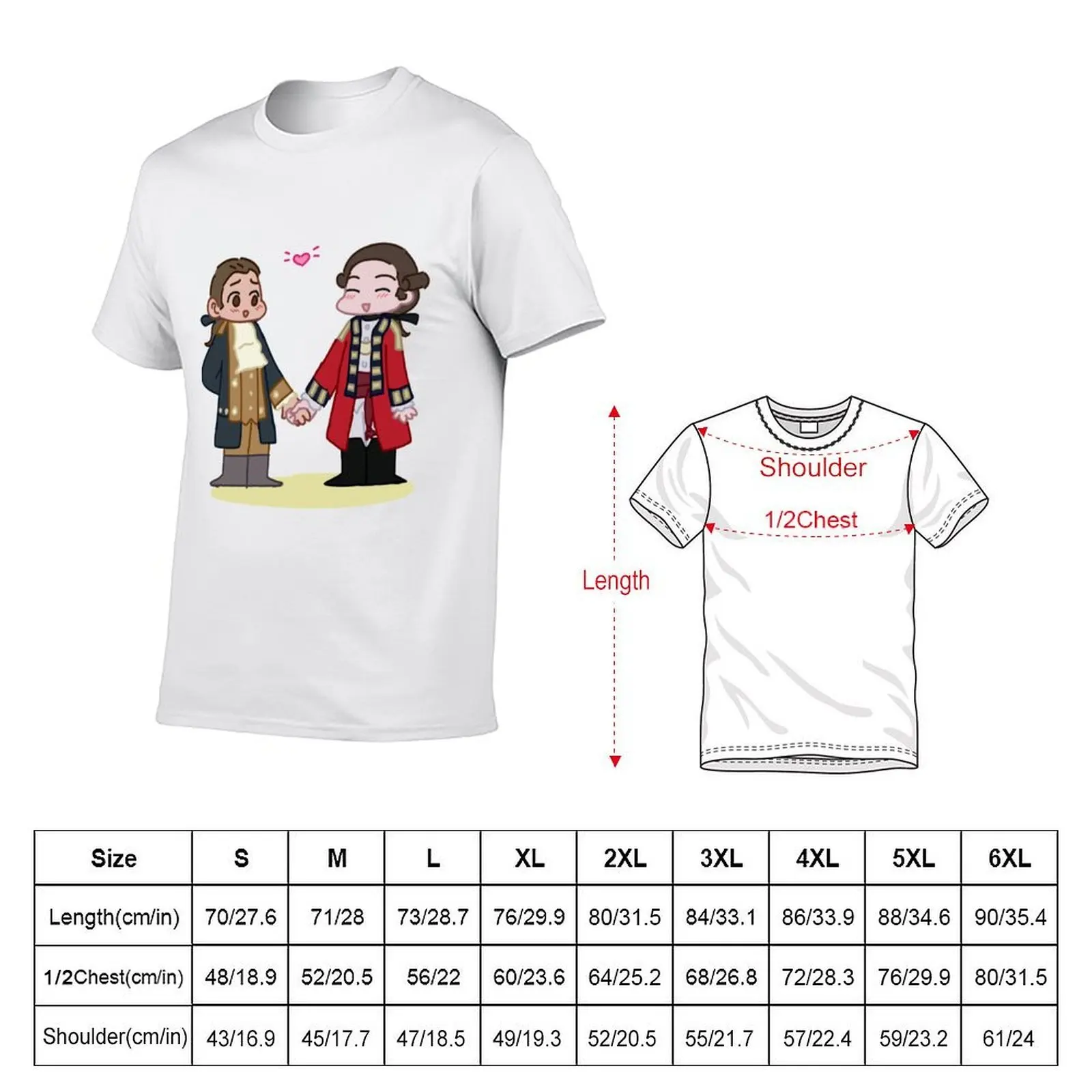 Ghosts CBS - Isaac and Nigel T-Shirt anime tshirt t shirt man plain T-Shirt