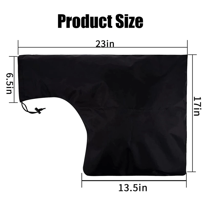 Leaf Blower Bag Zippered Bottom Dump Leaf Blower Vacuum Bag Collect Leaf For Garden Lawn Fits Blowers Vacuums