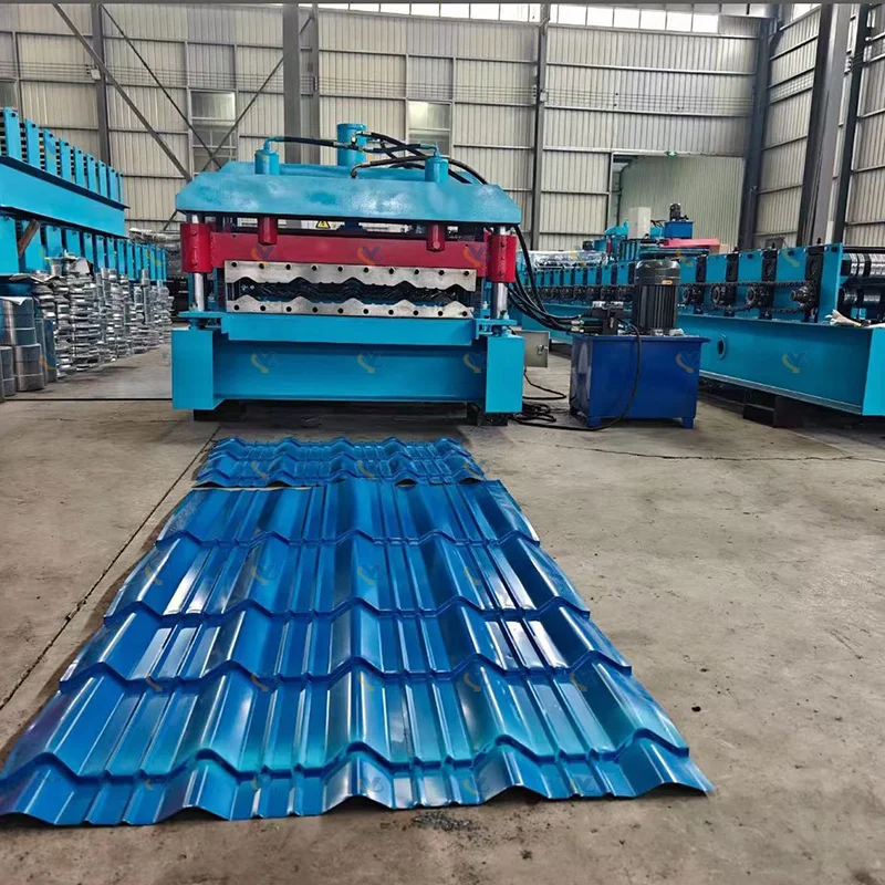 Customized Tile Press Machine Glazed Tile Making Machine Mold Cutting Steel Roof Tiles Roofing Sheet Forming Equipment Price