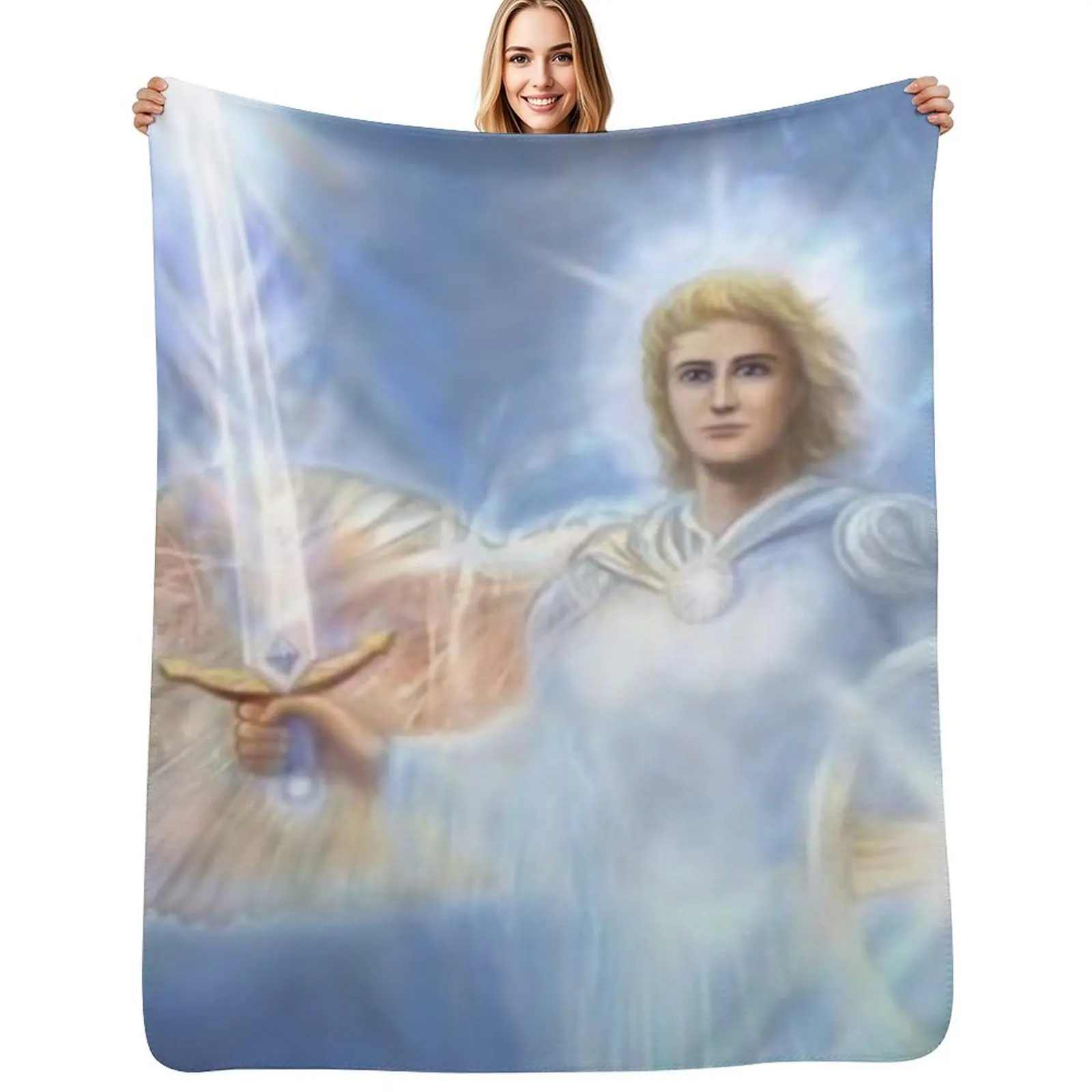 

Saint Michael The Archangel Throw Blanket Polar Blankets For Baby Luxury Throw Nap Blankets