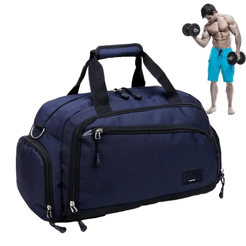 Workout Bag For Travel Waterproof Overnight Bag Large Weekender Carrier Bags Gym Bag For Women And Men For Boxing Training Road