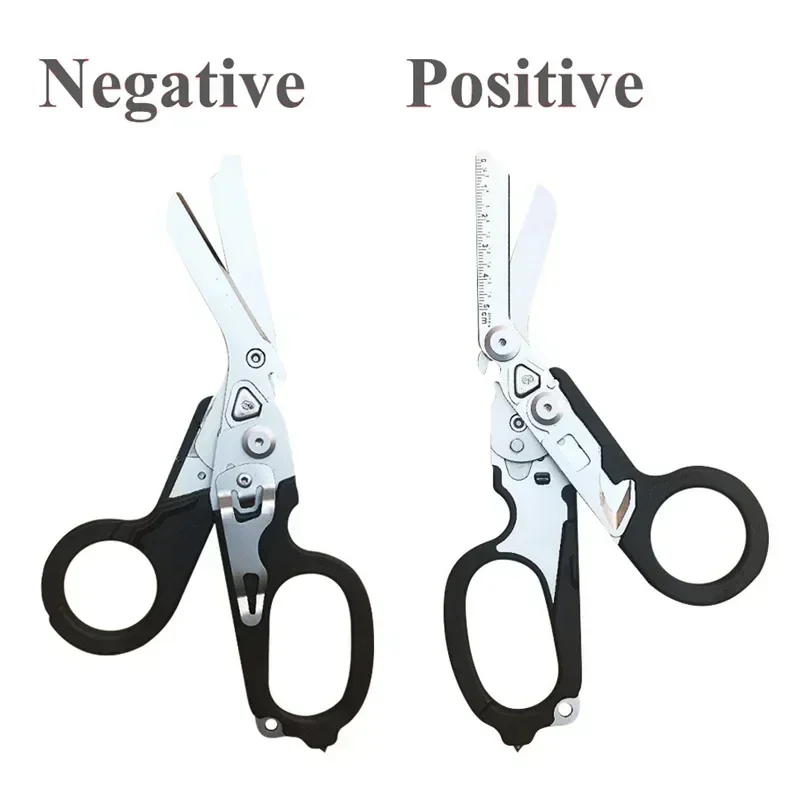 Multifunctional Belt Cutting Scissors Raptor First Aid Expert Tactical Folding Scissors Outdoor Survival Tools Combo Scissors