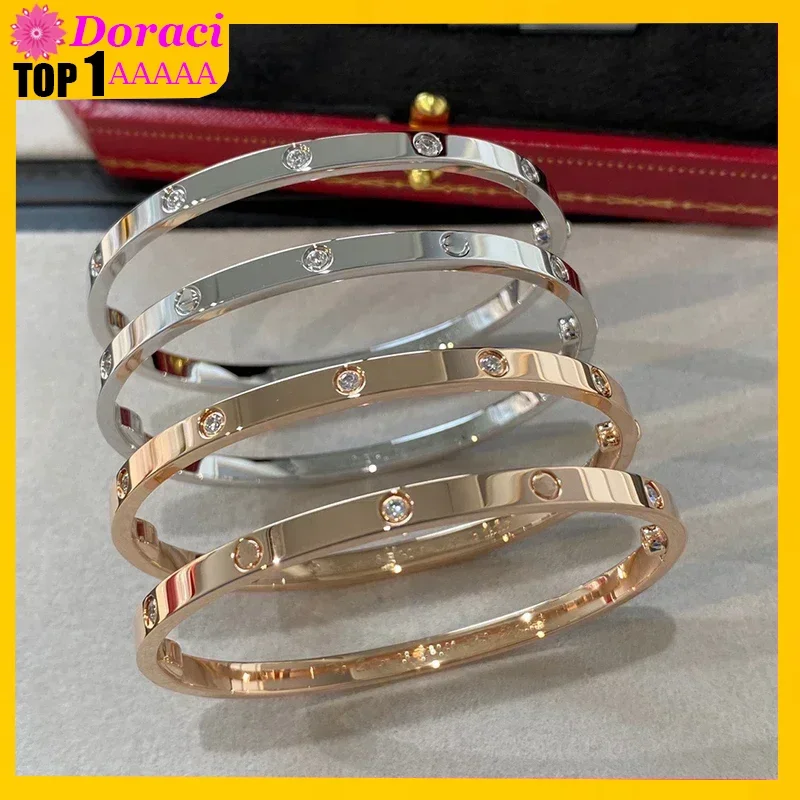 S925 Silver AAAAA Quality High End New European and American Personalized Fashion LOVE Bracelet, Essential for Women-15%