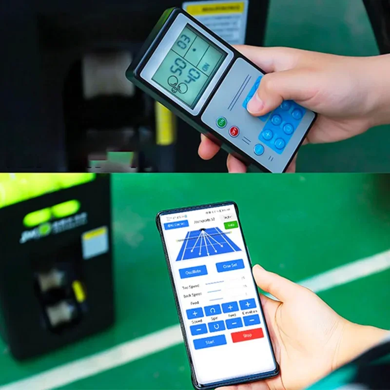 2024 Automatic Electronics JT02 Tennis Padel Ball Machine For Training Practice With APP Remote Control