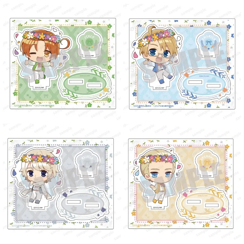 Hetalia: Axis Powers Anime Figures Feliciano Vargas Ludwig Ivan Braginsky Cosplay Acrylic Standing Sign Q Version Model Gifts