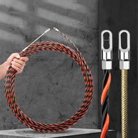 Universal Wire Threading Device 9/13.5/18/22.5/27M Spring High Elasticity Rope Pulling Device Electrician Wire Lead Cable Puller