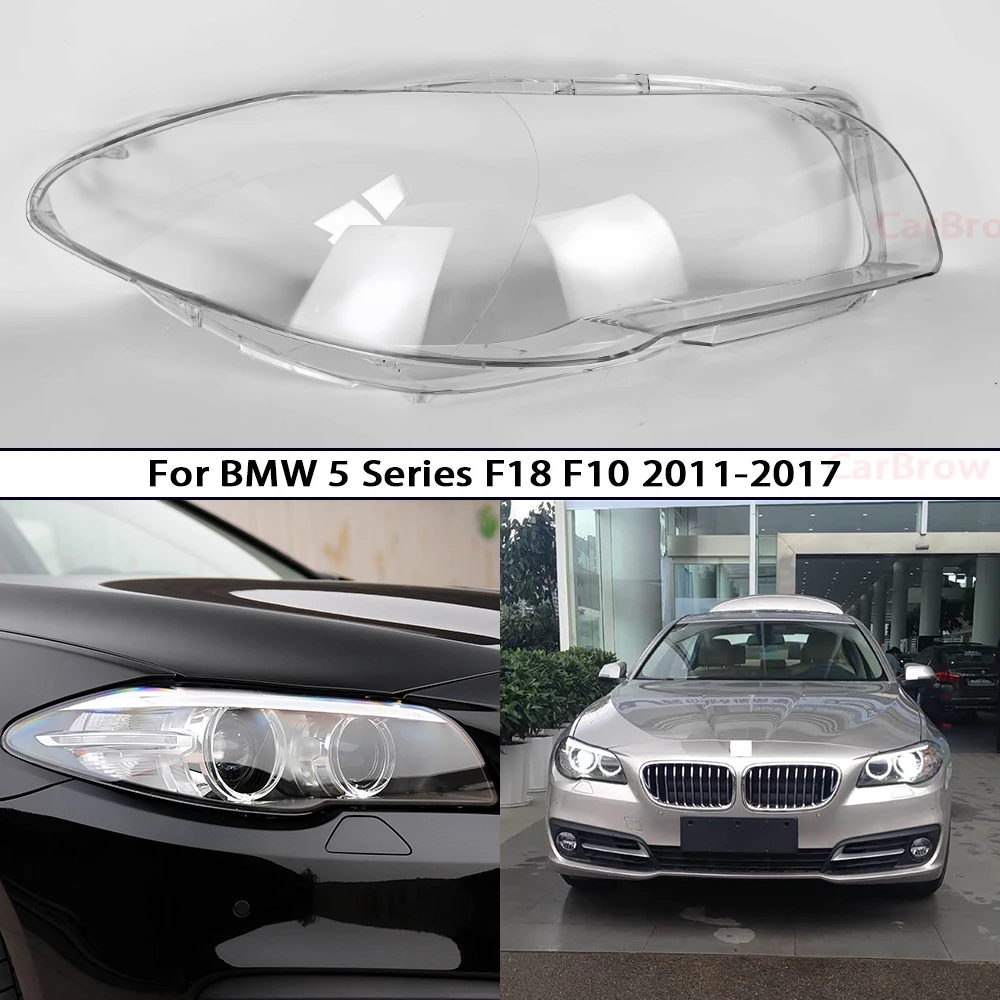 

Крышка левой и правой фары, 2 шт. для BMW 5 серии F10 F18 2011-2017, корпус фары, абажур, прозрачная маска