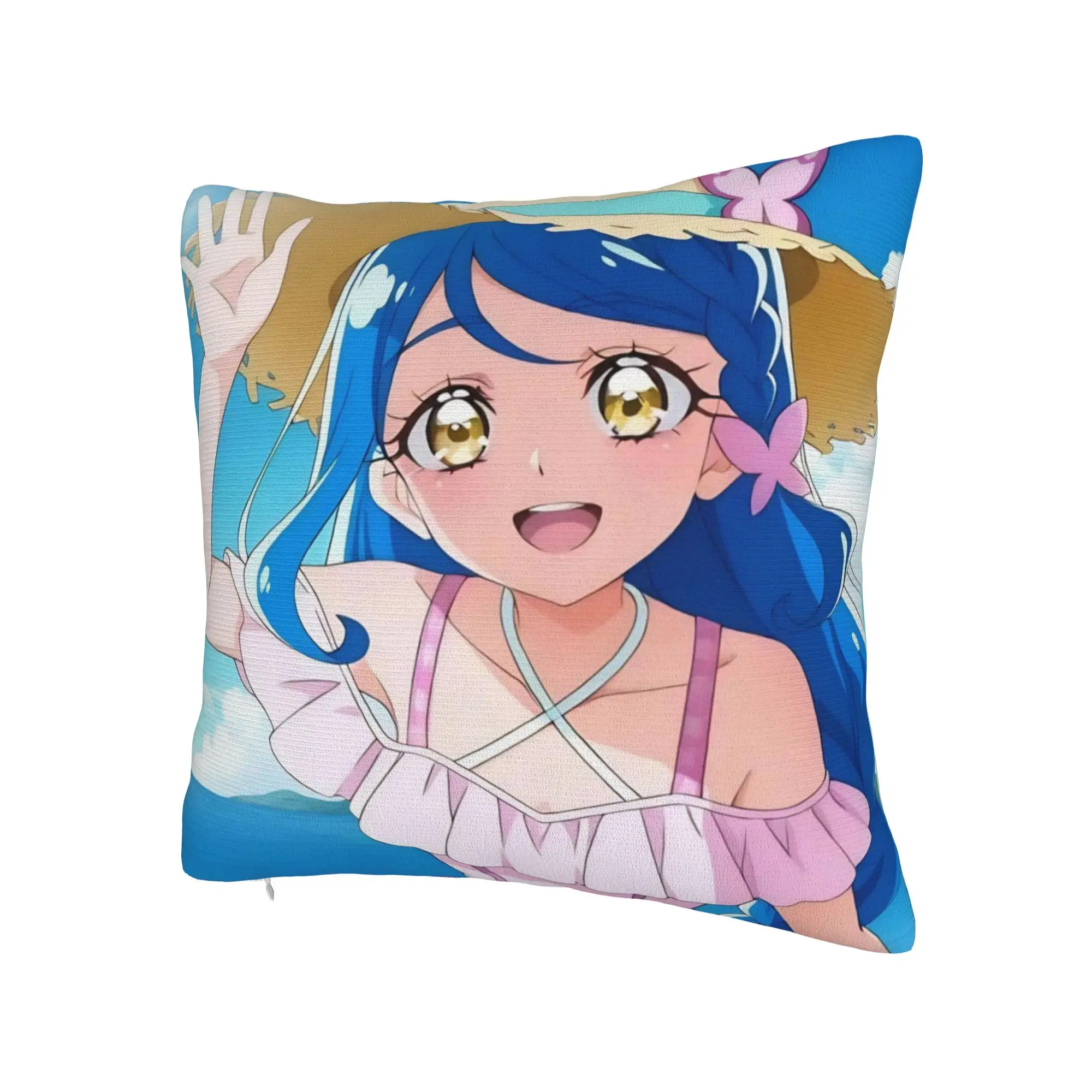 Decorative Pillowcases Soaring Sky Pretty Cure Merch Living Room  Pillow Case Cover Zipper Multiple Sizes