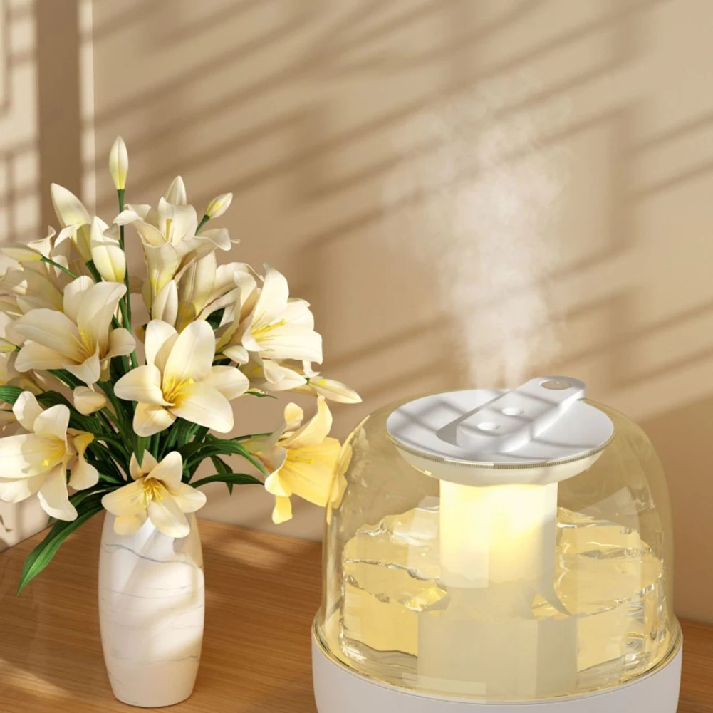 

Humidifiers For Bedroom, Top Fill Cool Mist Humidifiers With Oil Diffuser And Nightlight, 32H Runtime, 4L Quiet Ultrasonic