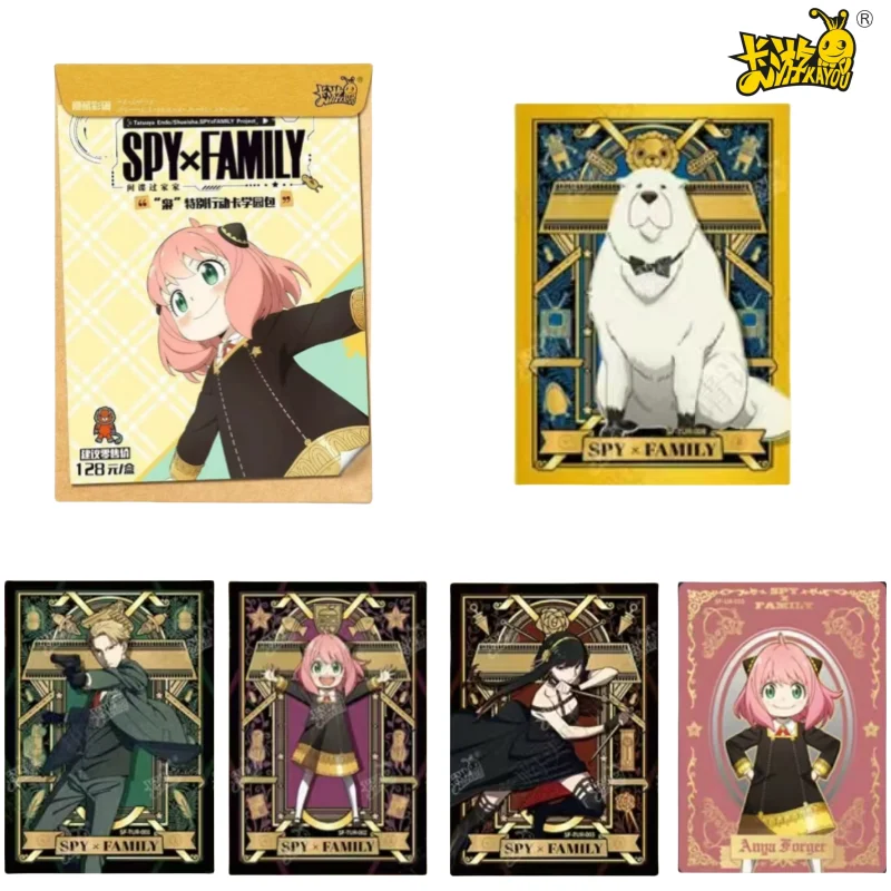 KAYOU Carte Originali SPY×FAMILY Pacchetto Scuola Operazioni Speciali Anya Forger Yor Twilight Collezione Anime Carte Giocattolo Regalo Confezione Originale