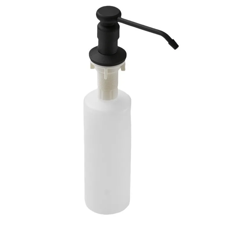 Soap dispenser, kitchen sink, sink, detergent bottle, large capacity dish basin, detergent, press, black