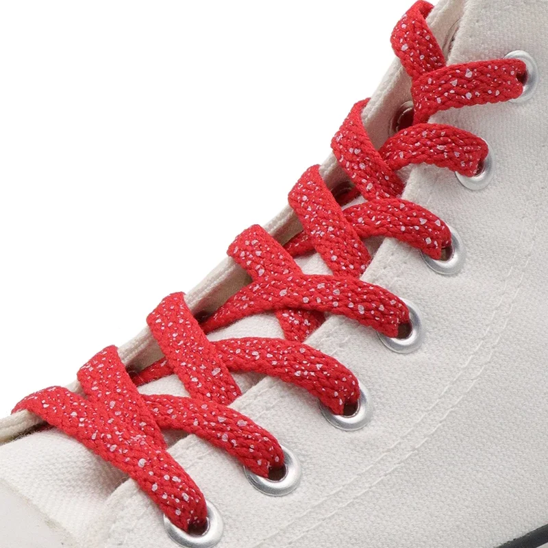 New Fashion Weiou Unique Mens Shoelaces Athletic Cute Popular Printed Splatter Shoelaces Plain Flat Sport Dot Shoe Lace Custom