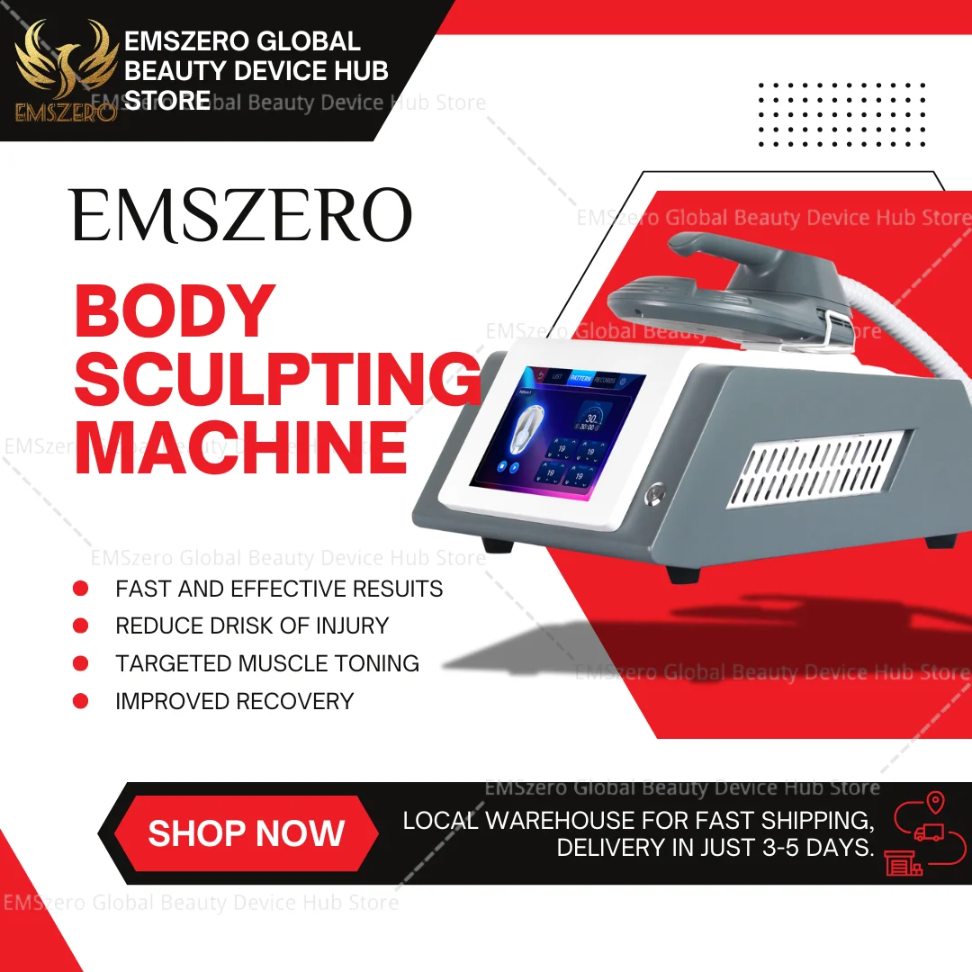 

EMSzero Mini Slimming Fat Burning Electromagnetic Muscle Stimulation Portable EMSZERO Neo RF 200HZ Body Shaping Machine