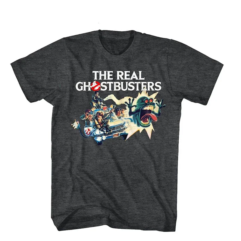 Summer 2016 Movie Collaboration Ghostbusters T-Shirt for Men T-Shirt Graphic Cotton Tee Printing High-end Luxury Unisex Style