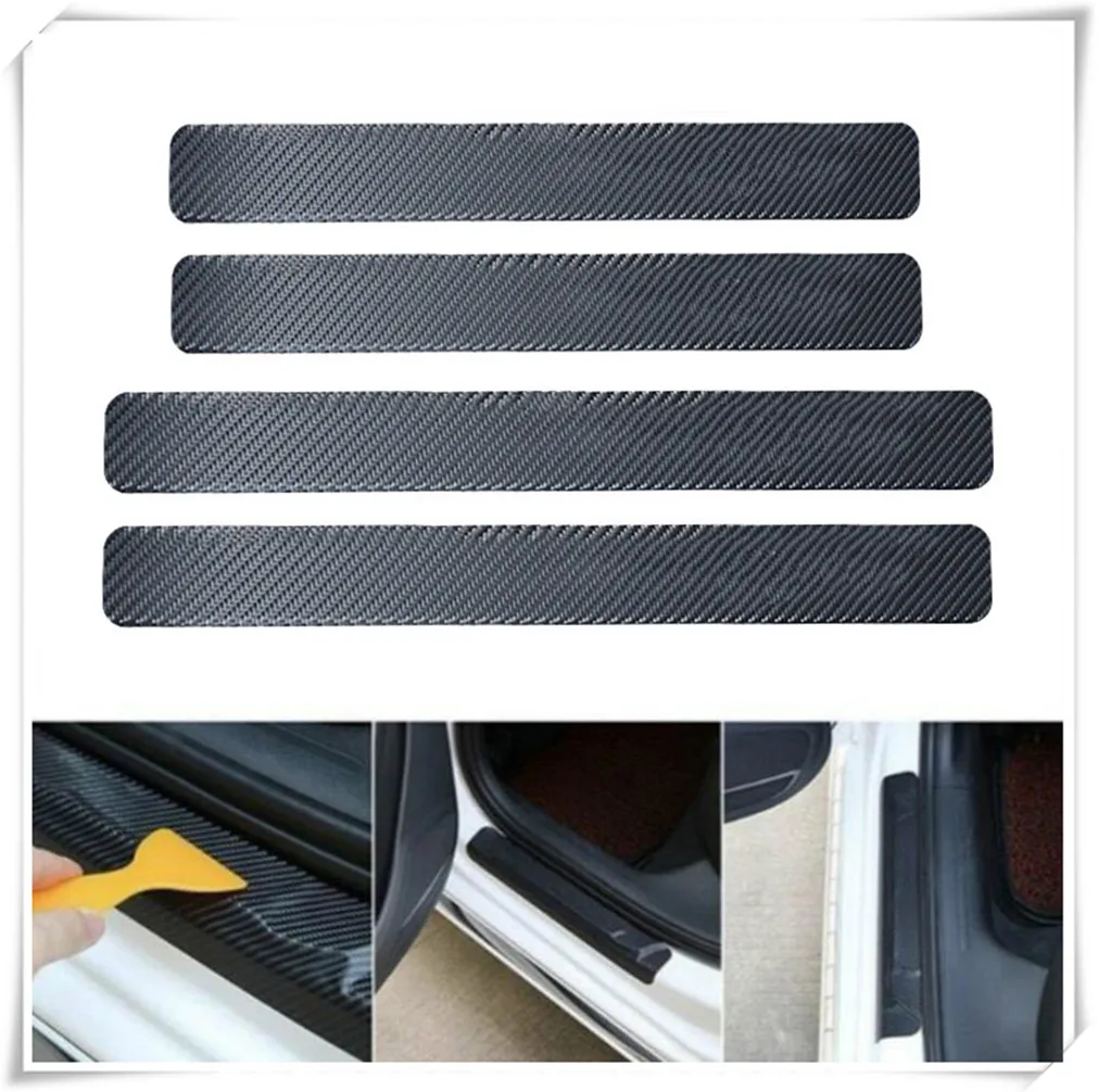 Car Accessories Door Sill Anti Kick Stickers Scuff Scratch for Mercedes Benz GL450 ML63 M-Class ML500 ML350 Ener-G-Force