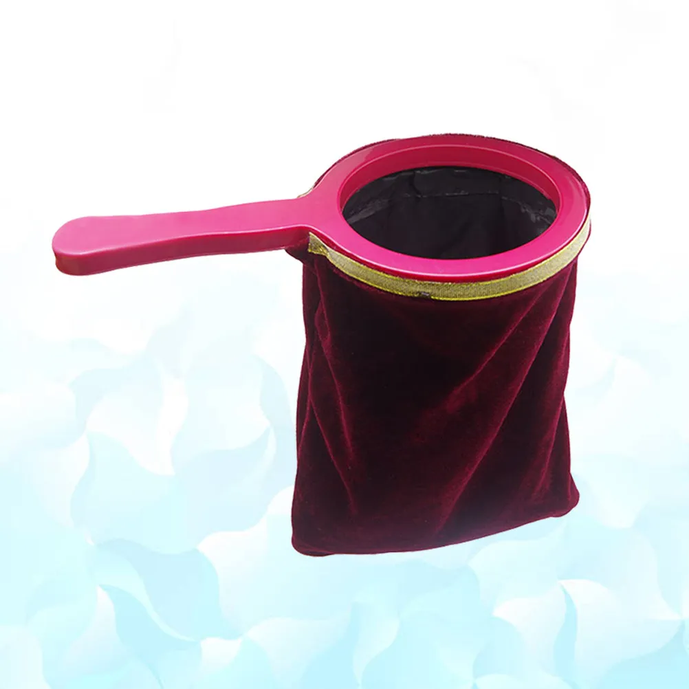 

1 шт. Волшебный тканевый мешок: прочный и практичный профессиональный реквизит для сценических выступлений на фестивалях, легко использовать для фокусов, красный